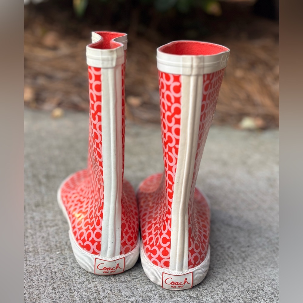 Coach Ursula Vintage Rain Boots